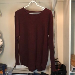 Maroon Carbon Long-Sleeve Shirt